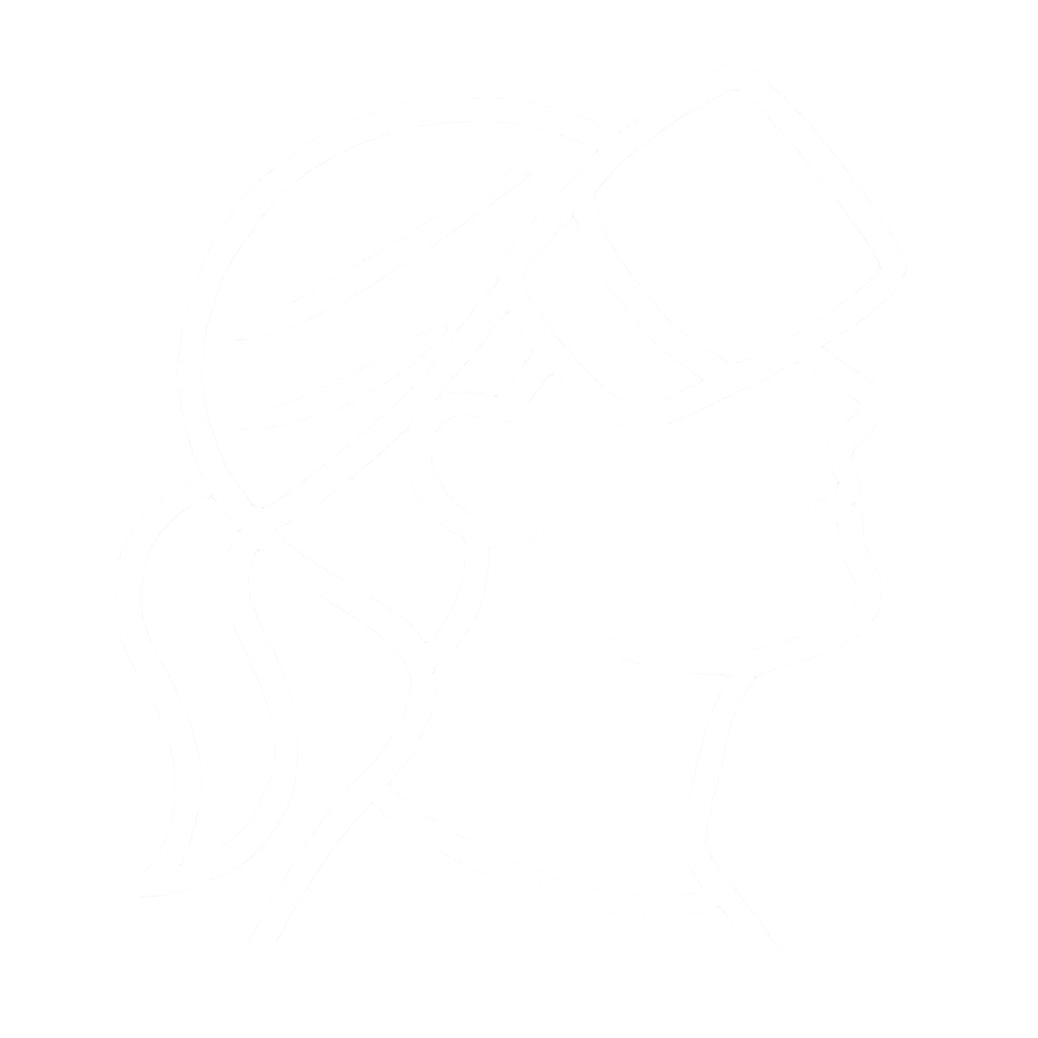 girl wearing a vr headset logo